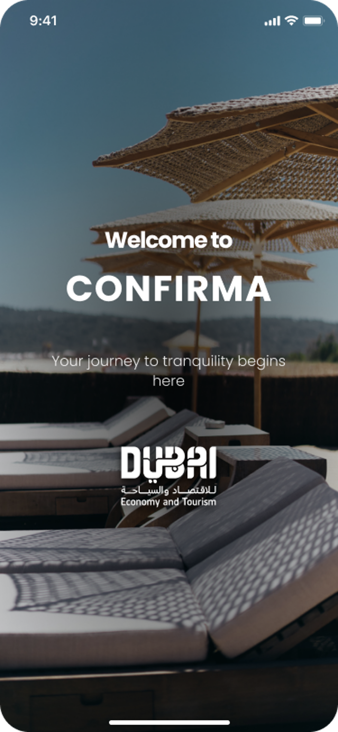 Hotel booking email with online check-in on a phone